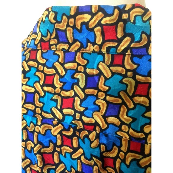 VTG Adrianna Papell Shirt Dress Silk Button Down 6 - Picture 5 of 6